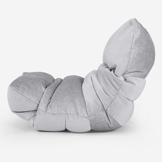 Pouf Relax Eva - Chenille Gris 02