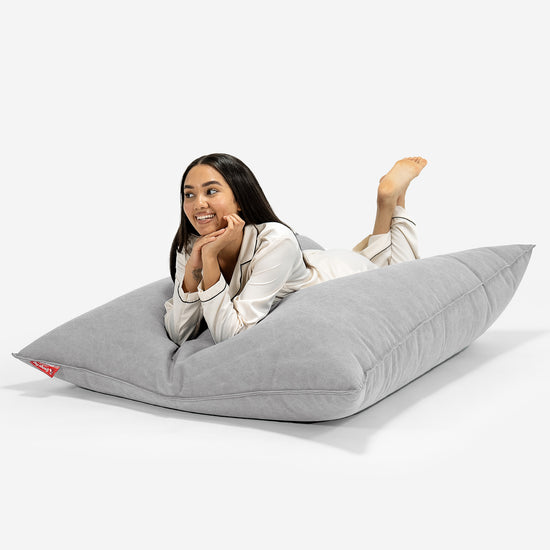 Pouf Géant XXL - Stonewashed Gris 03