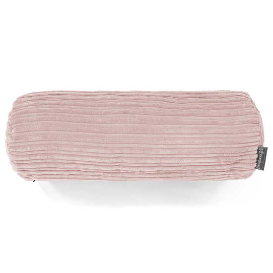 Traversin 20 x 55cm - Côtelé Rose 02