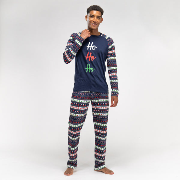 Pyjama en Jersey avec Motif de Noël pour Hommes 01