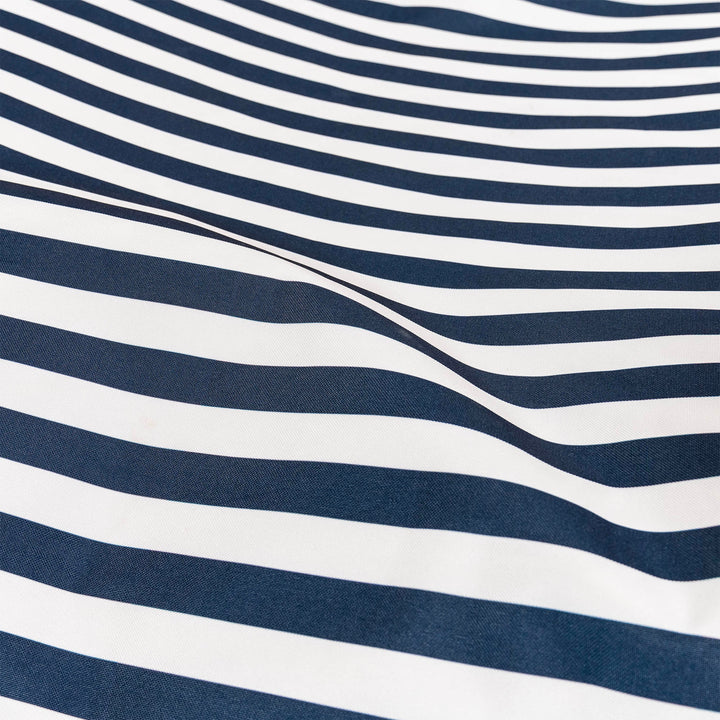 Pouf Géant XXL Original - Rayures Bleu Marine 06