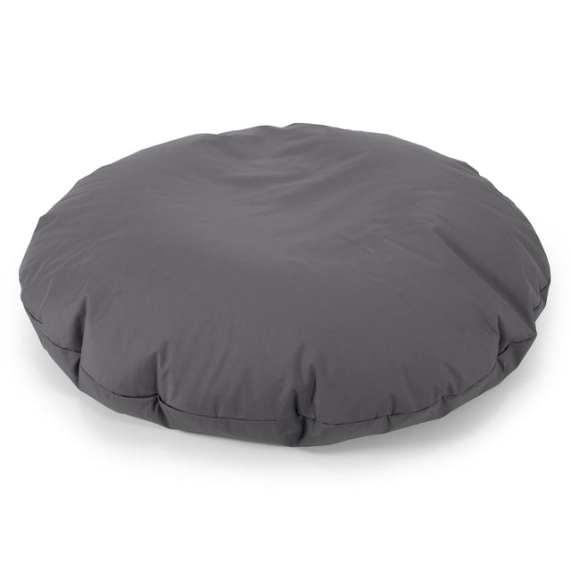 Flexforma Pouf Rond pour Enfant 2-14 ans - Entretien Facile Gris Foncé 01