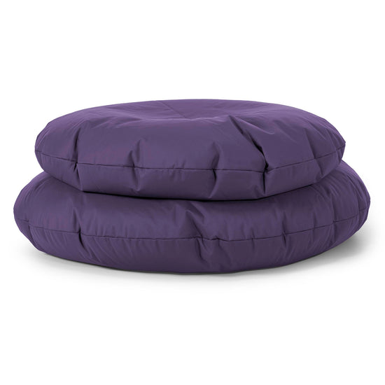 Flexforma Pouf Rond pour Enfant 2-14 ans - Entretien Facile Violet 03