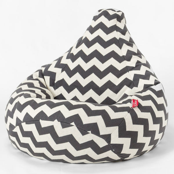 Pouf Poire Gamer Housse de Remplacement - Tricoté 01