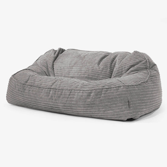 Le Canapé Pouf Géant Doudou - Côtelé Anthracite 01