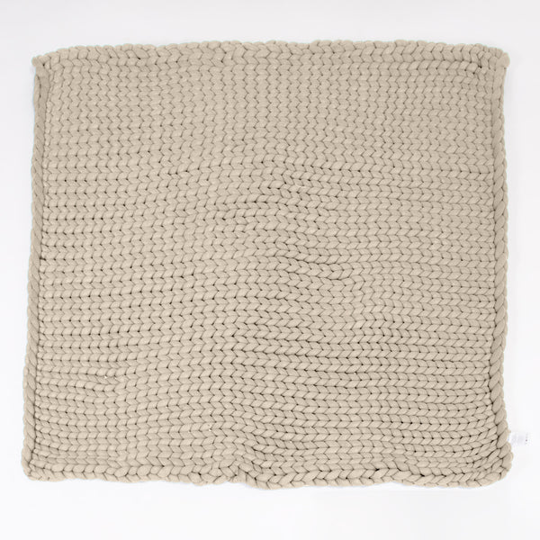 Couverture Lestée pour Adultes - Tricot épais Vison