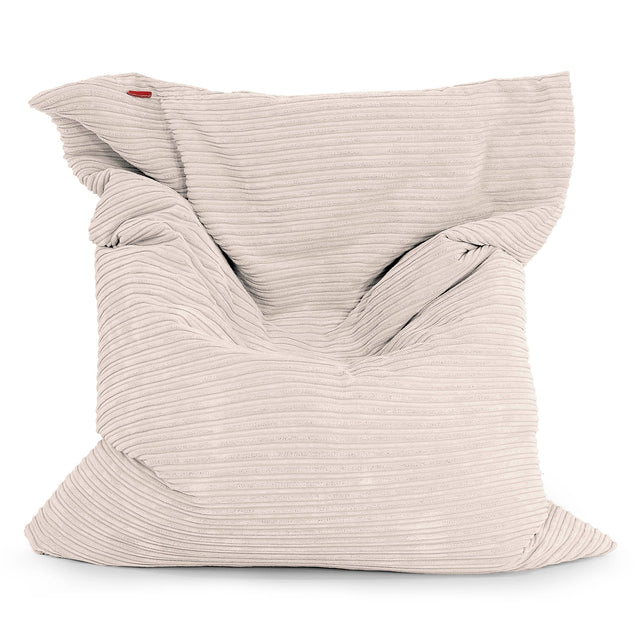 Pouf Géant XXL - Côtelé Crème 01