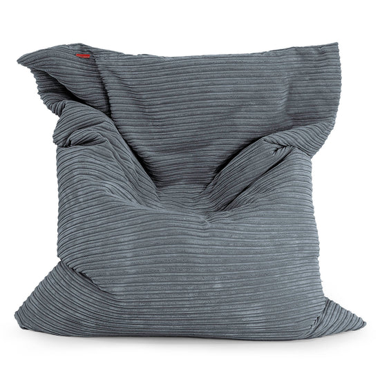 Pouf Géant XXL - Côtelé Anthracite 01