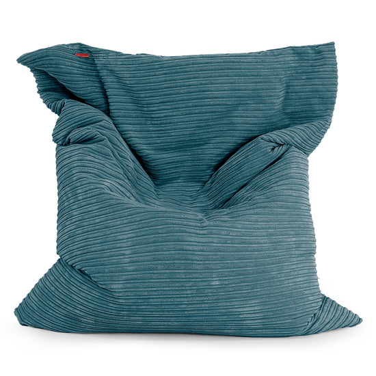 Pouf Géant XXL - Côtelé Mer Égéé 01