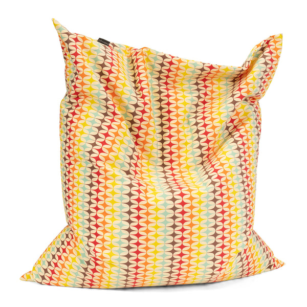 Pouf Géant XXL - Imprimé Rétro Abstrait 01