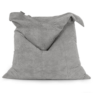 Pouf Géant XXL - Pompon Anthracite