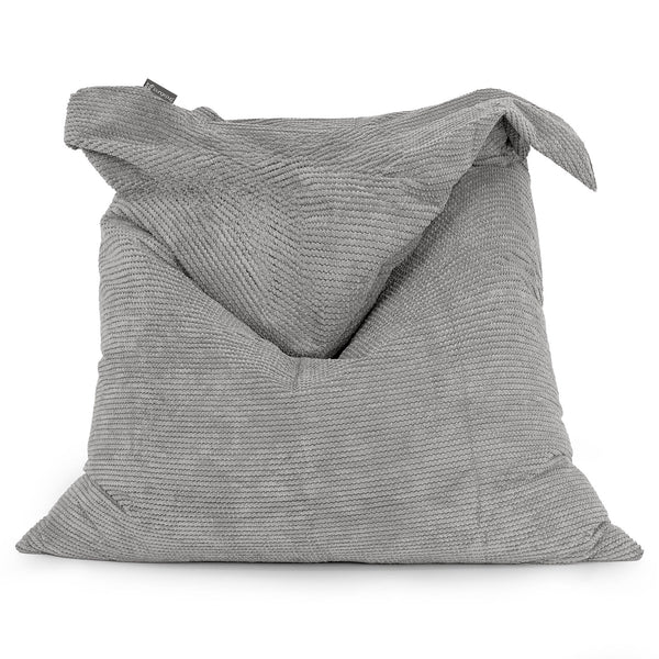 Pouf Géant XXL - Pompon Anthracite 01