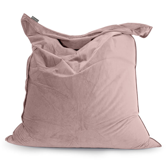 Pouf Géant XXL - Velours Rose 01