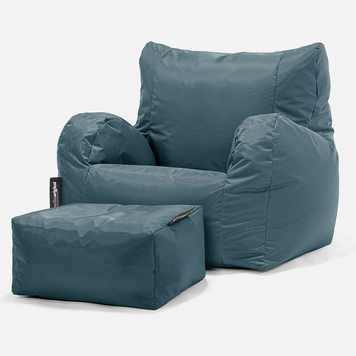 Fauteuil Pouf - SmartCanvas™ Mer égée 02