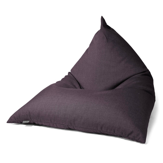 Gros Pouf Poire Extérieur - Sunbrella Bleu Marine 01