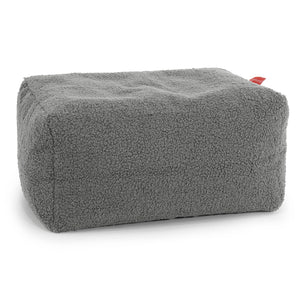 Petit Repose Pied - Bouclé Gris