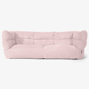Canapé Pouf Albert 3 places 2.0 - Côtelé Rose