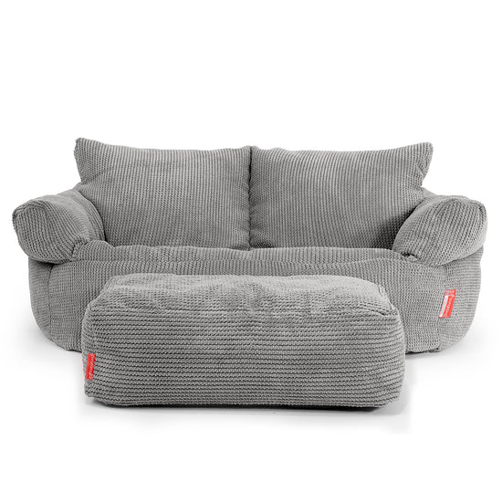 Joséphine Canapé Pouf - Pompon Anthracite 02