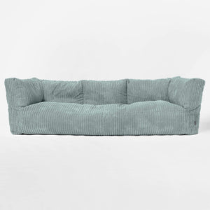 Canapé Pouf Albert 3 places - Côtelé Vert Menthe
