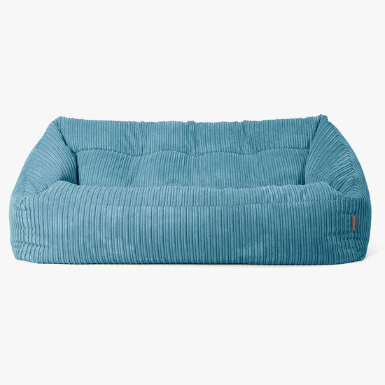 Canapé Pouf Maya - Côtelé Mer Égée 01