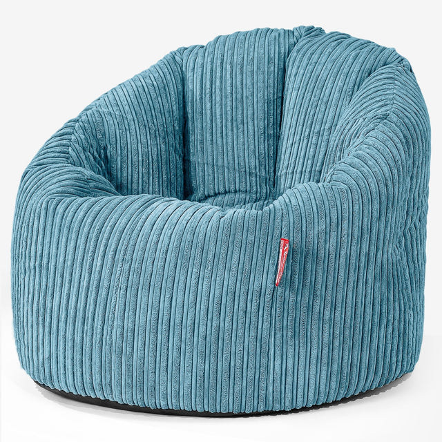 Pouf Chaise Design Housse de Remplacement - Côtelé 01