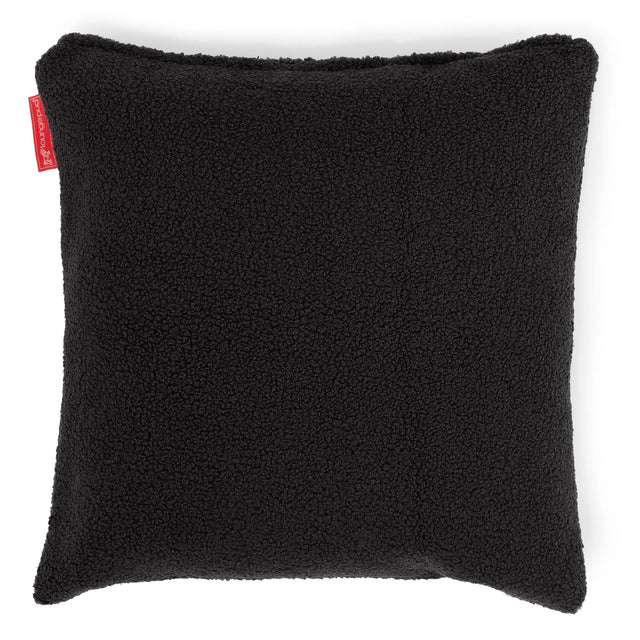 Housse de Coussin 47 x 47cm - Bouclé Anthracite 01