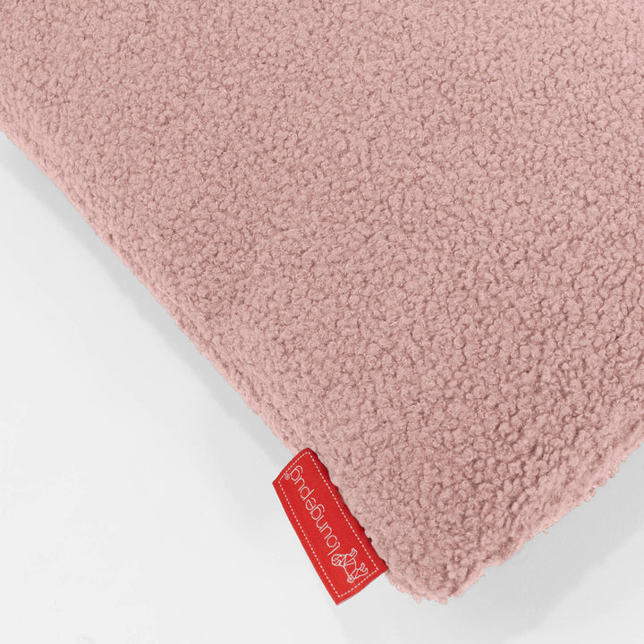 Housse de Coussin 47 x 47cm - Bouclé Rose 02