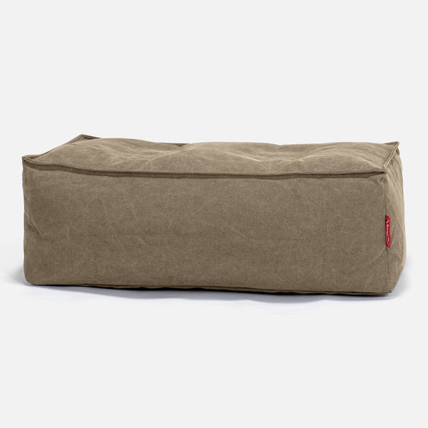 Gros Repose Pied Housse de Remplacement - Stonewashed 01