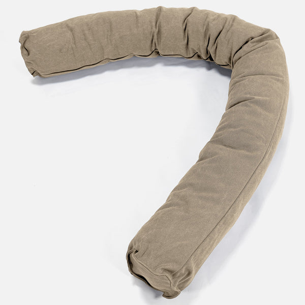 Traversin XXL Housse de Remplacement - Stonewashed 01