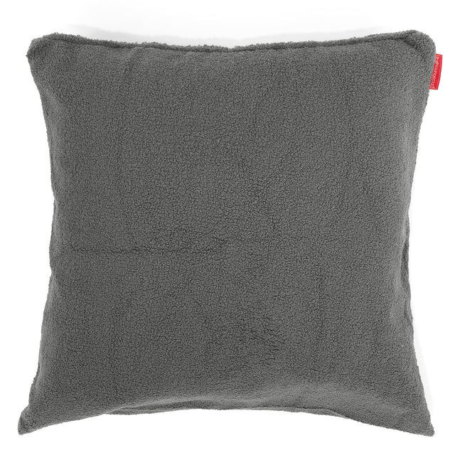 Grand Housse de Coussin 70 x 70cm - Bouclé Gris 01