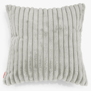 Grand Housse de Coussin 70 x 70cm - Velours Côtelé Ultra Pelucheux Vert Sauge