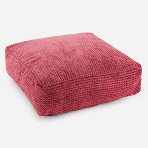 Grand Coussin de Sol - Pompon Rouge pastel