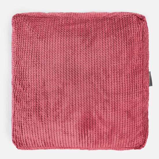 Grand Coussin de Sol - Pompon Rouge pastel 03