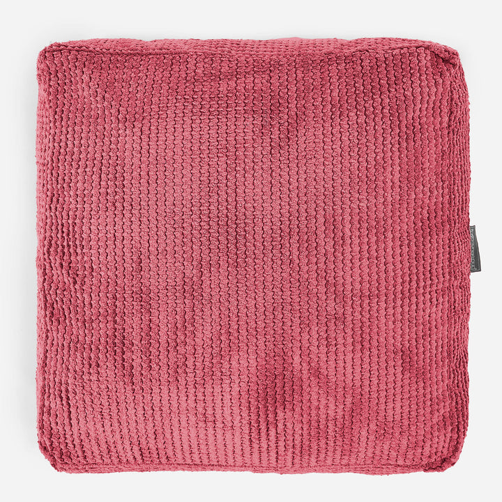 Grand Coussin de Sol - Pompon Rouge pastel 03