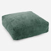 Grand Coussin de Sol - Pompon Vert Mousse 01
