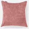 Grand Housse de Coussin 70 x 70cm - Côtelé Pêche 01