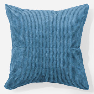 Grand Housse de Coussin 70 x 70cm - Pompon Bleu Ciel