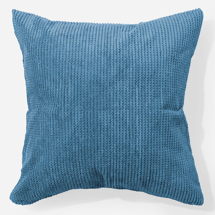 Grand Housse de Coussin 70 x 70cm - Pompon Bleu Ciel 01