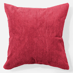 Grand Housse de Coussin 70 x 70cm - Pompon Rouge pastel