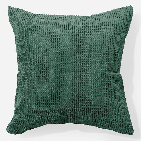 Grand Housse de Coussin 70 x 70cm - Pompon Vert Mousse 01