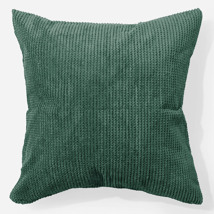 Grand Housse de Coussin 70 x 70cm - Pompon Vert Mousse 01