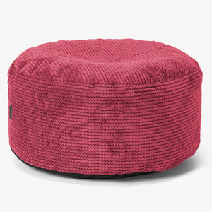 Grand Repose-pied Rond - Pompon Rouge pastel