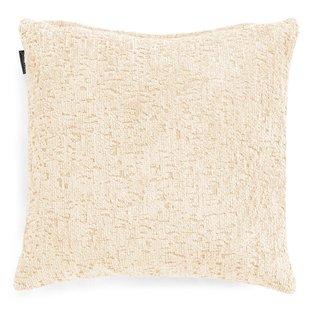 Housse de Coussin 47 x 47cm - Chenille Luxe Ivoire 01