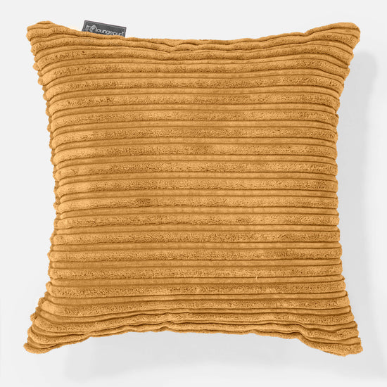 Housse de Coussin 47 x 47cm - Côtelé Miel doré 01