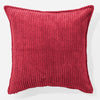 Housse de Coussin 47 x 47cm - Pompon Rouge pastel 01