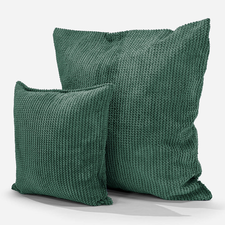 Housse de Coussin 47 x 47cm - Pompon Vert Mousse 02