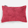 Housse de Coussin Rectangulaire 35 x 50cm - Pompon Rouge pastel 01