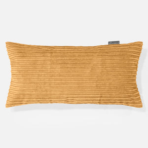 Housse de Coussin Rectangulaire Géant 40 x 70cm - Côtelé Miel doré