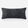 Housse de Coussin Rectangulaire Géant 40 x 70cm - Pompon Noir 01