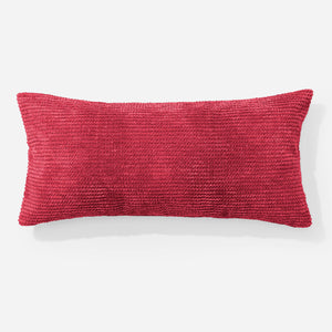 Housse de Coussin Rectangulaire Géant 40 x 70cm - Pompon Rouge pastel